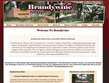 Tablet Screenshot of brandywinedelandhoa.com